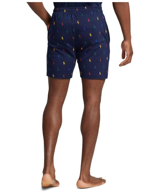 Polo Ralph Lauren Blue Supreme Comfort Sleep Shorts for men