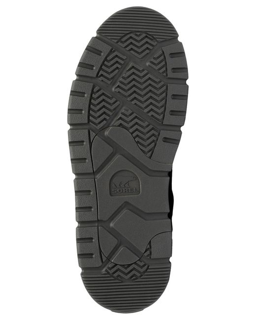 Sorel Black Round Toe Boots for men