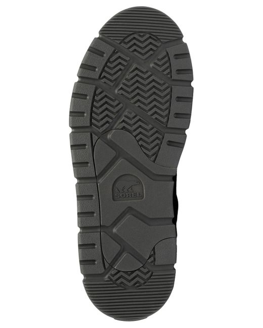 Sorel Black Round Toe Boots for men