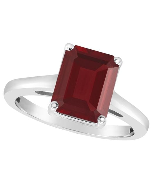Macy's Red Multi Gemstone Ring