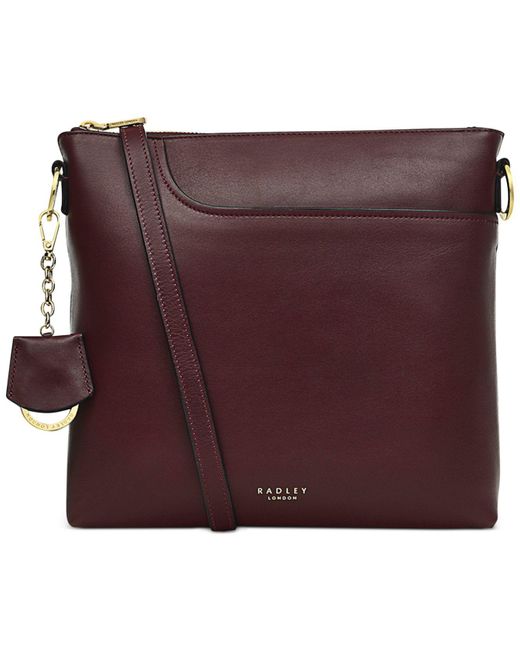 Radley Pockets 2.0 Medium Leather Ziptop Crossbody Bag in Purple Lyst