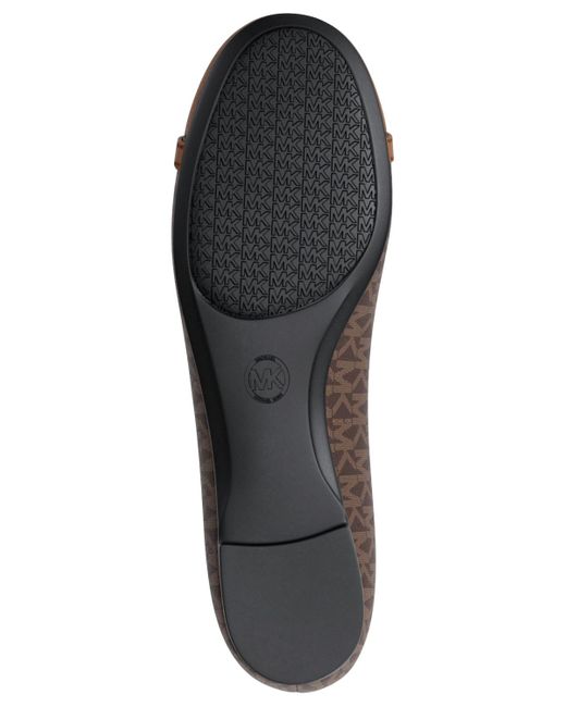 Michael Kors Brown Michael Mandy Ballet Flats