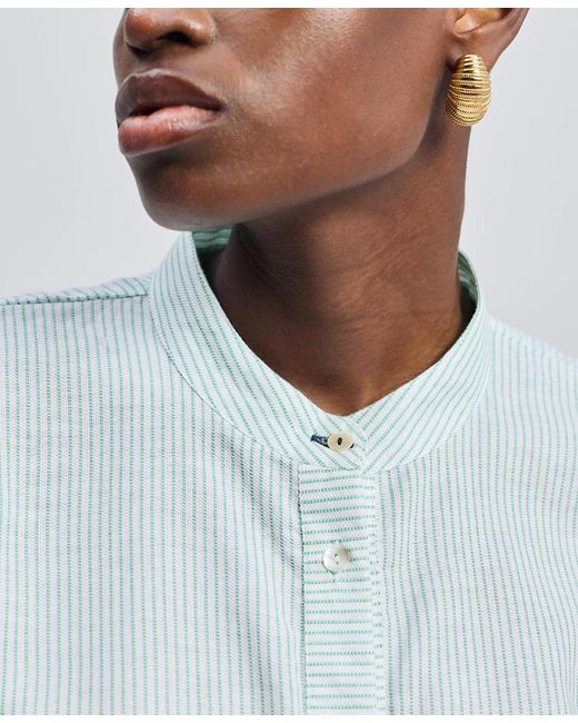 REISTOR Blue Button-down Shirt