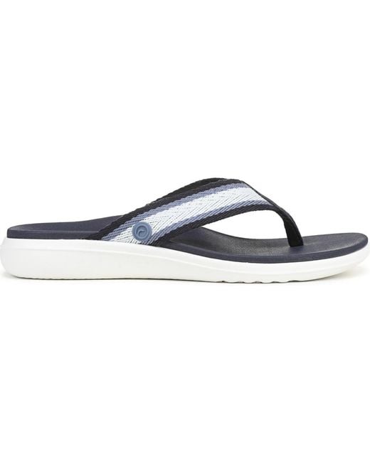 Vionic Blue Indigo Thong Sandals