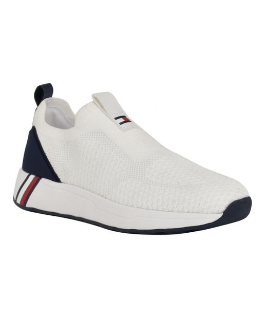Tommy Hilfiger White Aminaz Casual Slip-on Sneakers