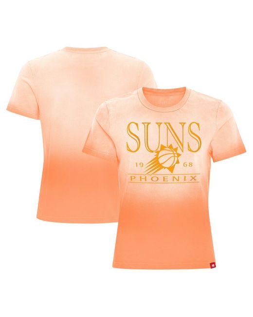 Sportiqe Orange Phoenix Suns Arcadia Sun-dipped T-shirt