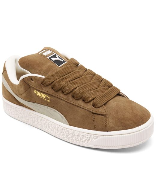 PUMA Suede Xl Casual Sneakers From Finish Line In Brown For Men Lyst