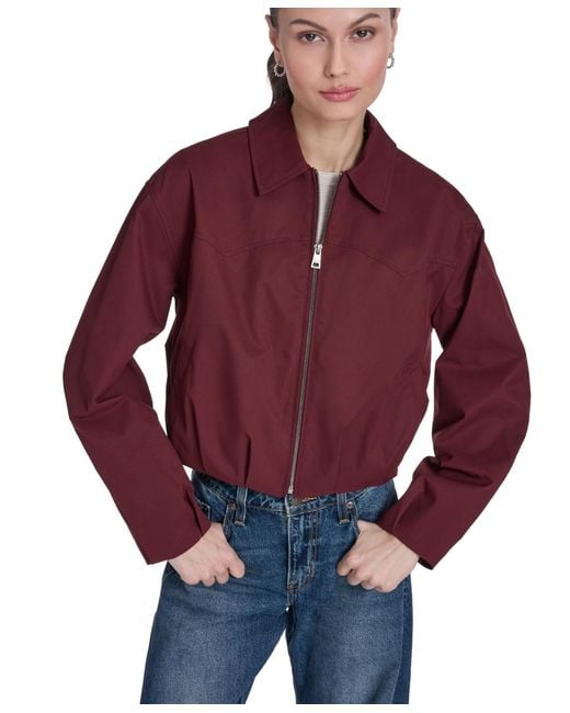 Levi's Bubble Hem Collared Bomber Jacket