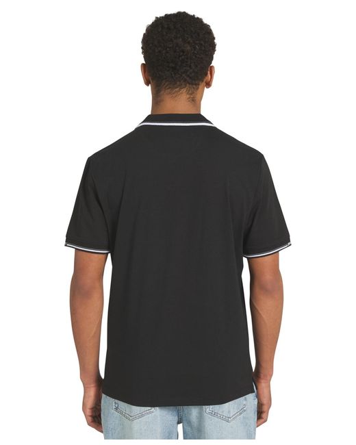 DKNY Men's Black Jory Stretch Jersey Polo