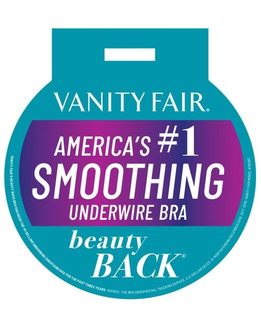Vanity Fair Purple Beauty Back Smoothing Full-figure Contour Bra 76380