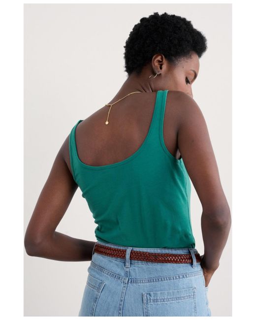 Seasalt Cornwall Green Tidal Drift Top