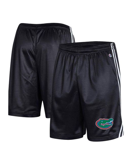 Champion Synthetic Black Florida Gators Team Lacrosse Shorts in Blue