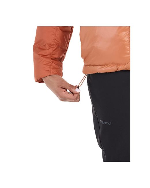 Marmot Orange Guides Hooded Jacket