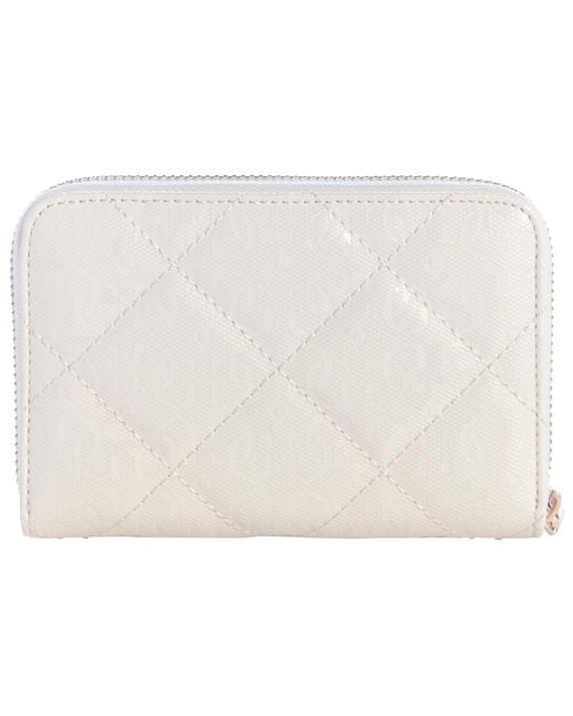 Guess Natural Libby Medium Zip Around Wallet