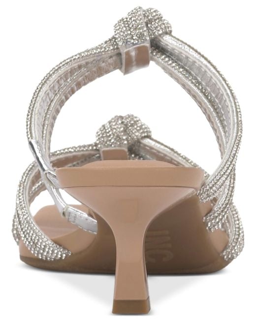 INC International Concepts Metallic Nadeen Evening Sandals