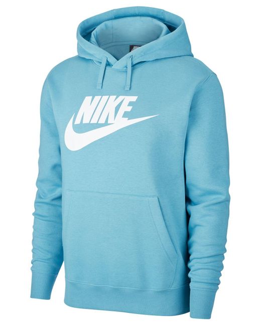 Nike Sportswear Club Fleece Hoodie in Cerulean Blue (Blue) for Men - Lyst