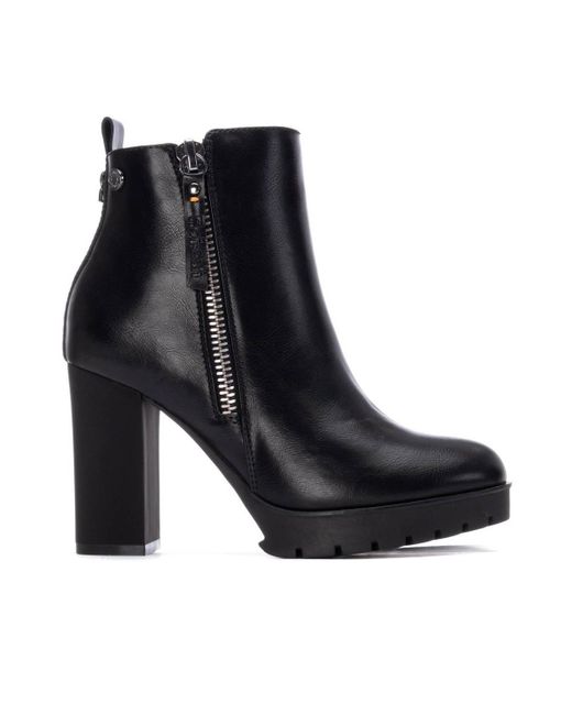 Xti Black Heeled Ankle Booties Refresh Collection By