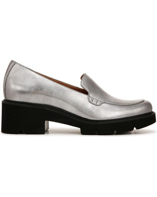 Naturalizer Black Cabaret Lug Sole Loafers
