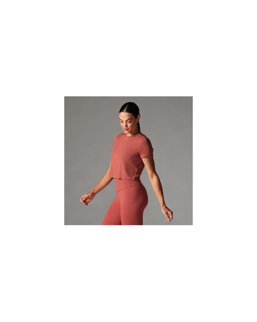 Tavi Red Ribbed Tee