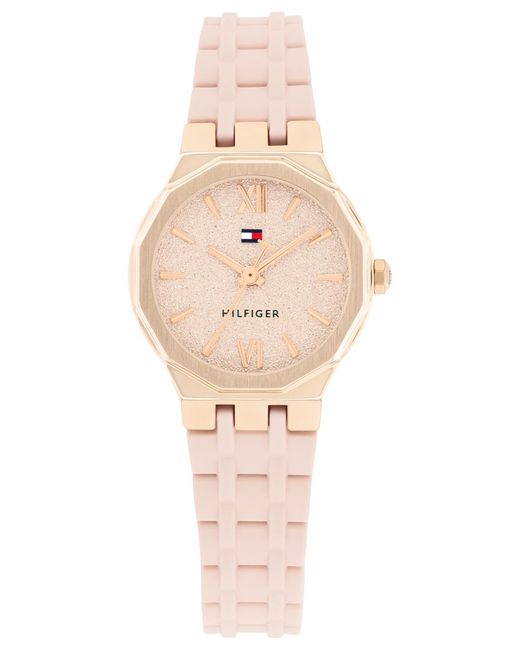 Tommy Hilfiger White Quartz Silicone Strap Watch