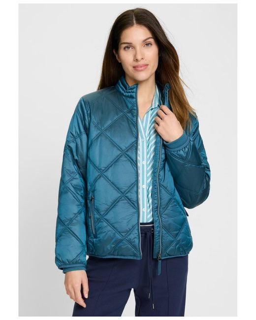 Olsen Blue Diamond Quilted Jacket