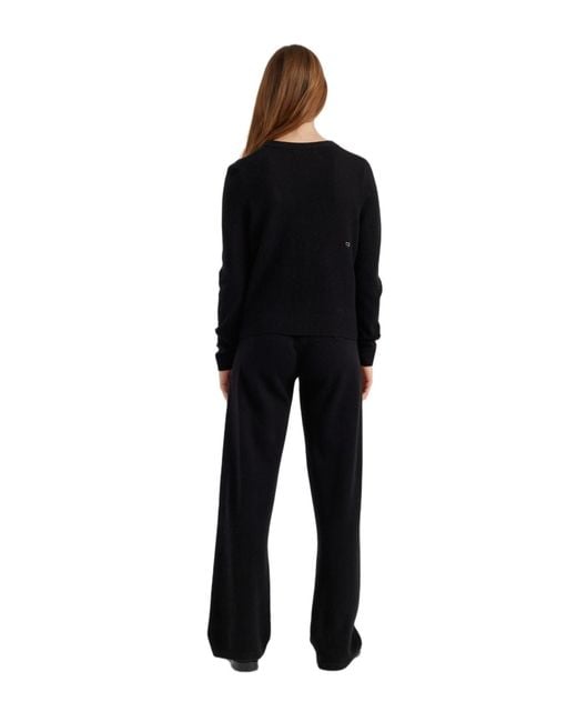 Chinti & Parker Black Chinti And Parker Cloud Cashmere Cropped Pullover