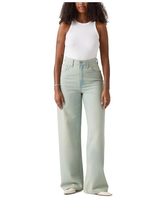 Levi's Green Cinch-waist Lightweight baggy Jeans