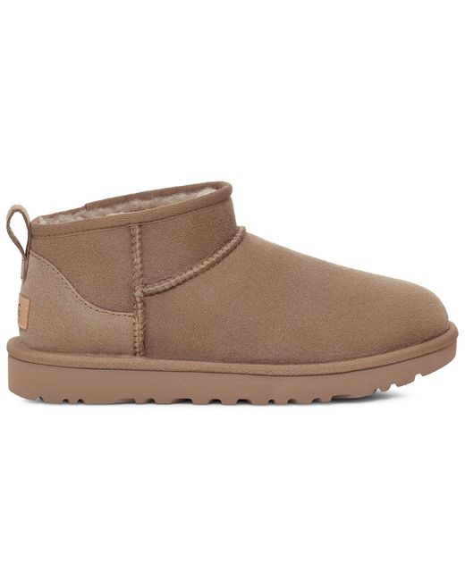 Ugg Brown Classic Ultra Mini Booties