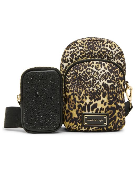 Madden Girl Black Baily North/south Mini Crossbody Bag