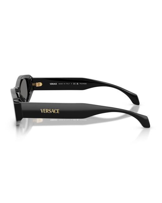 Versace Black Polarized Sunglasses
