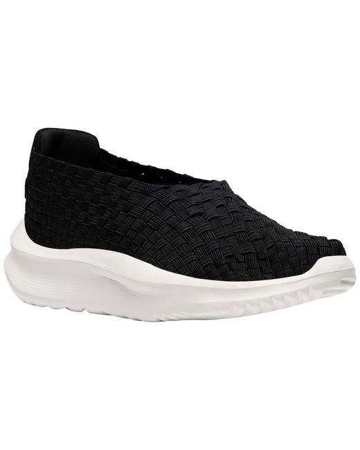 Clarks Black Cloudsteppers Solevana Weave Slipon