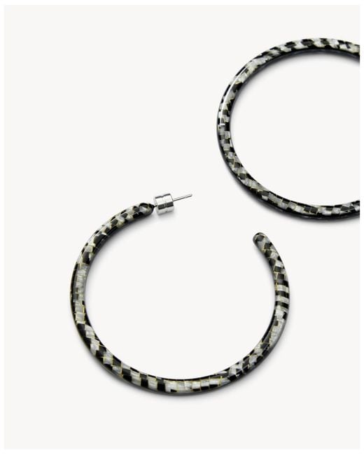 Machete Metallic Large Hoops