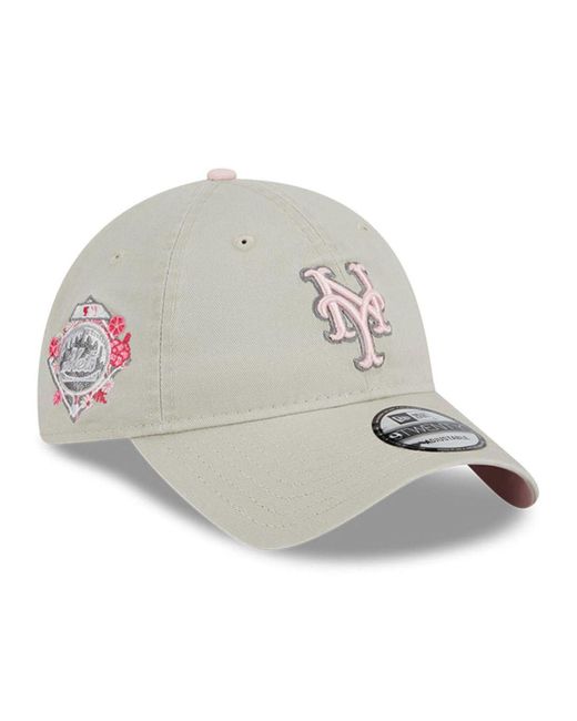 KTZ Khaki New York Mets 2023 Mother's Day 9twenty Adjustable Hat in