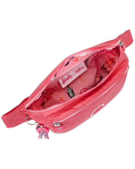 Kipling Barbie Yasemina Nylon Belt Bag in Pink | Lyst
