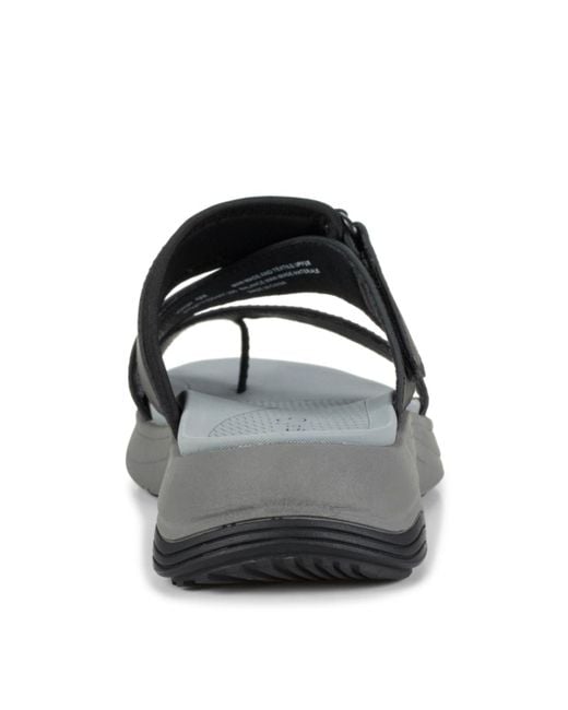 BareTraps Brown Jordy Slide Wedge Sandals