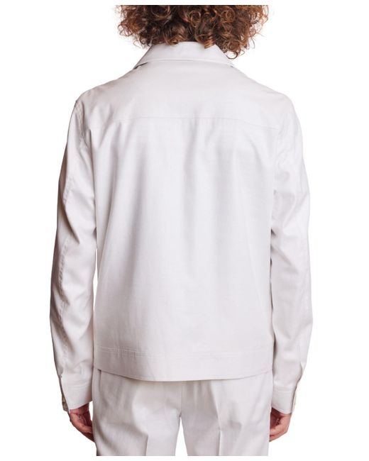 Paisley & Gray Gray Zip-front Bomber Jacket for men