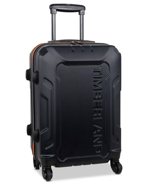 Timberland Blue Boscawen 21" Carry-on Lightweight Hardside Spinner Suitcase