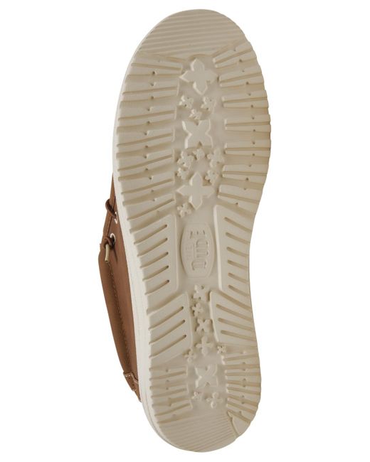 HeyDude Brown Wally Classic Slip-on Casual Moccasin Sneakers From Finish Line for men