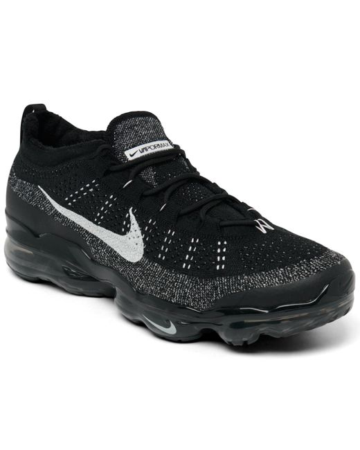 Nike Black Air Vapormax 2023 Fly Knit Running Sneakers From Finish Line for men
