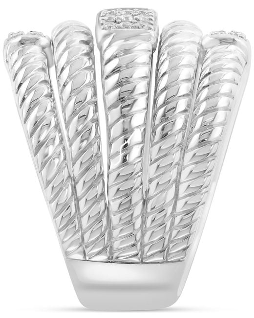 Effy White Effy Diamond Multi-row Statement Ring (1/3 Ct. T.w.