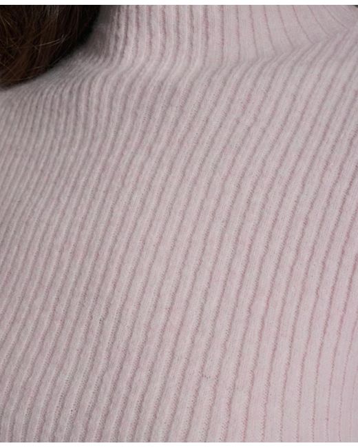 DKNY Multicolor Crewneck Blouson Sleeves Sweater