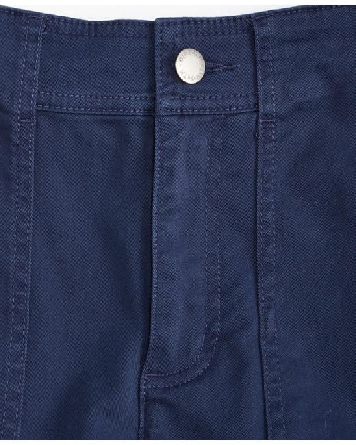 On 34th Blue High-rise Wide-leg Chino Pants