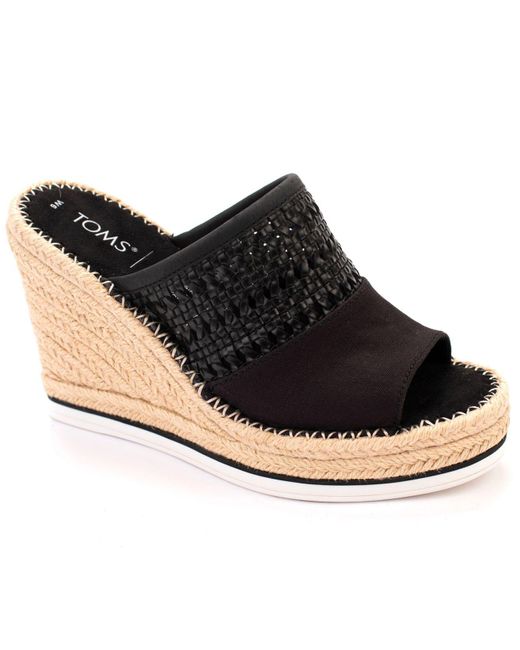 toms denim sandals