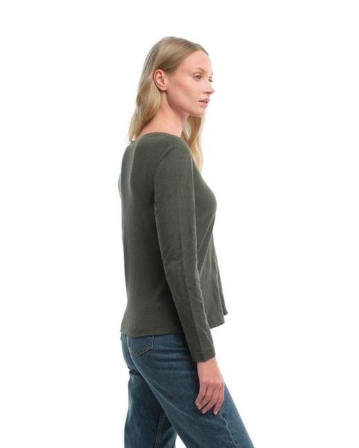 Wilt Gray Clothing Deep V Slim Tee