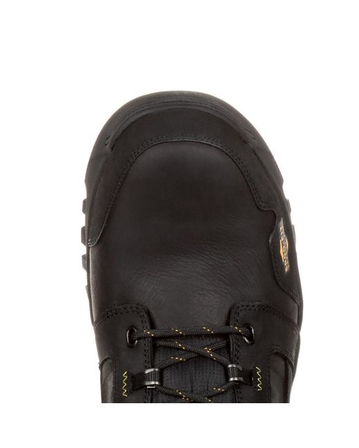 Georgia Boot Black Amplitude Composite Toe Waterproof Work Boot for men
