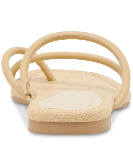 Dolce Vita White Leanna Strappy Flat Sandals