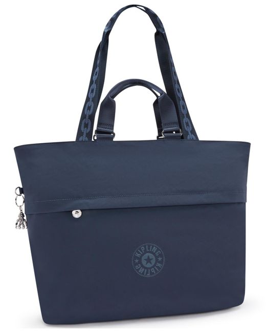 Kipling Charleen Laptop Tote Bag in Blue Lyst