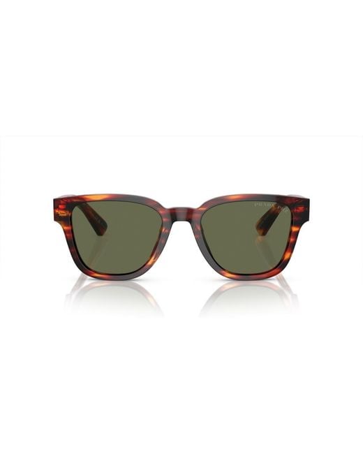 Prada Multicolor Rectangle Polarized Sunglasses for men