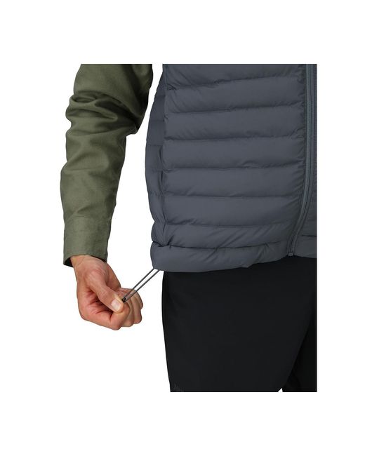 Marmot Gray Echo Featherless Vests for men