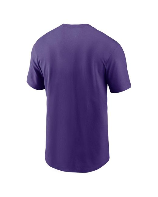 Nike Purple Minnesota Vikings Primetime Local Essential T-shirt for men